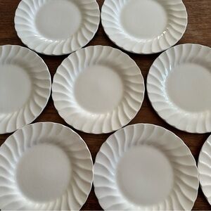 Vintage Myott Fine Ironstone Staffordshire England Small Desert Plates 14
